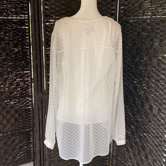 Miraclesuit Everyday Shapewear White Lace Blouse XL - Picture 4 of 12